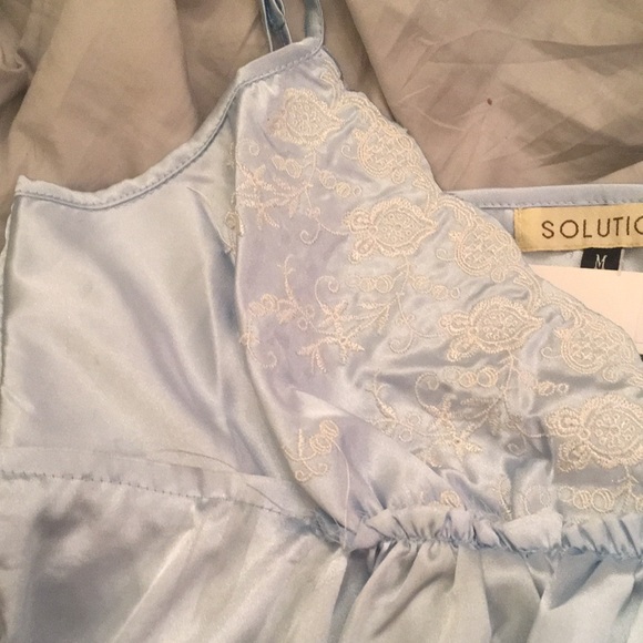 (M) Solution Camisole baby blue - Picture 2 of 8